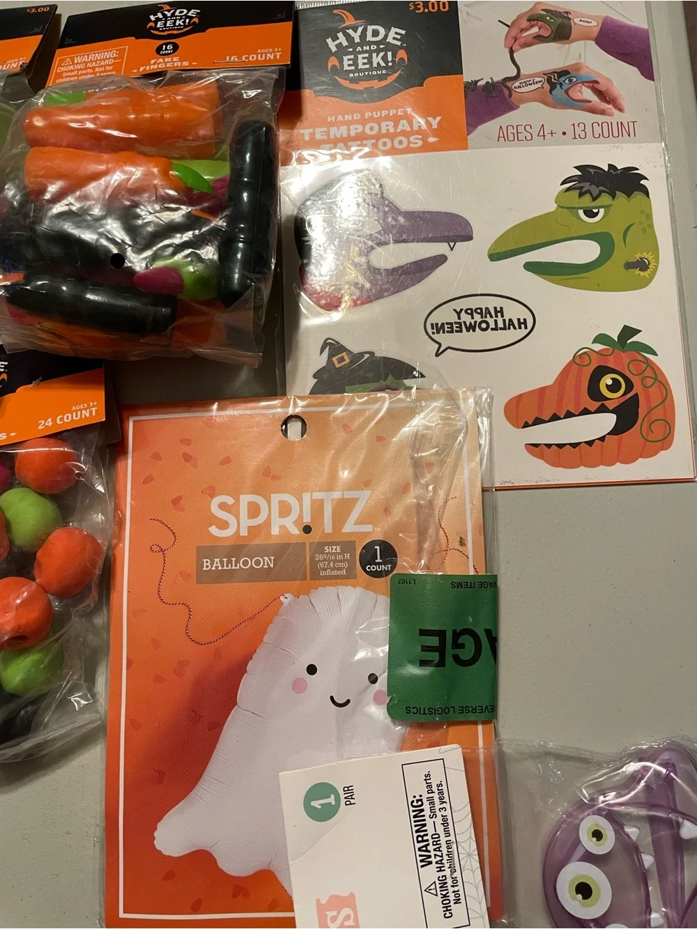 Halloween Party Favor Pack for Kids All New items
